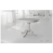 Стол Мираж беленый дуб. Резная мебель массив.