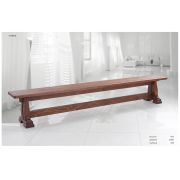 Лавка из натурального дерева, искусственное старение