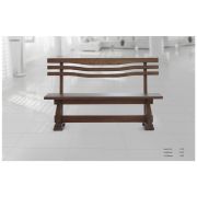 Скамья. Мебель их массива дерева для ресторанов и кафе