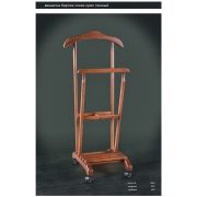 Вешалка напольная Карлик косая из массива дерева.