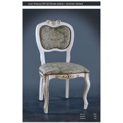 Стул Алекса 2М 3Д белая эмаль золотая патина. Столы и стулья модерн.