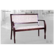 Диван КонсулВ венге из натурального дерева.